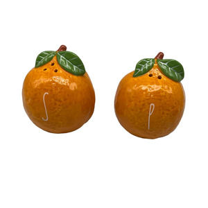 Rae Dunn Orange Salt and Pepper Shakers